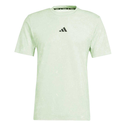 Green - Front - Adidas Unisex Adult Power Training T-Shirt