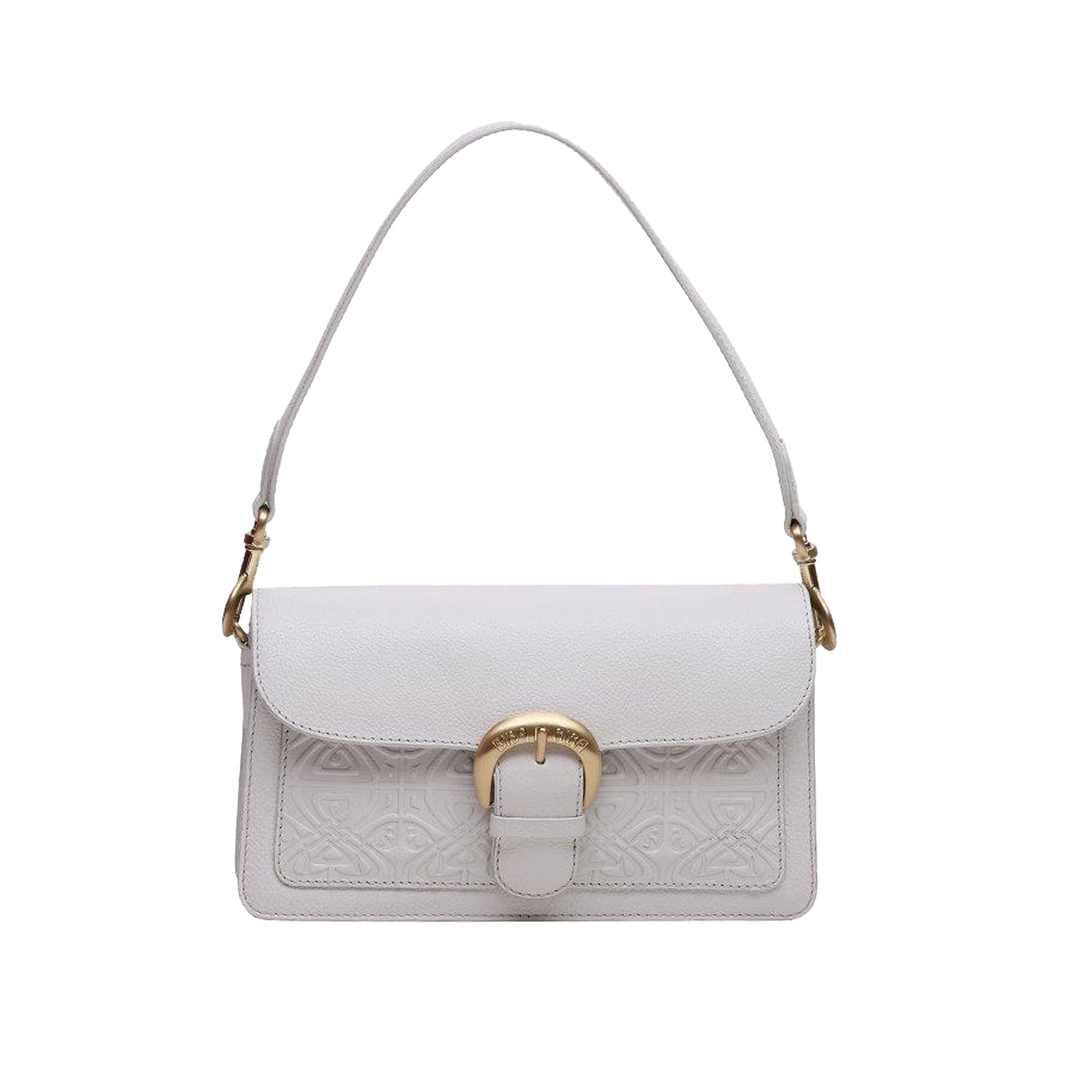 Ivory - Lifestyle - Biba Sienna Embossed Leather Crossbody Bag