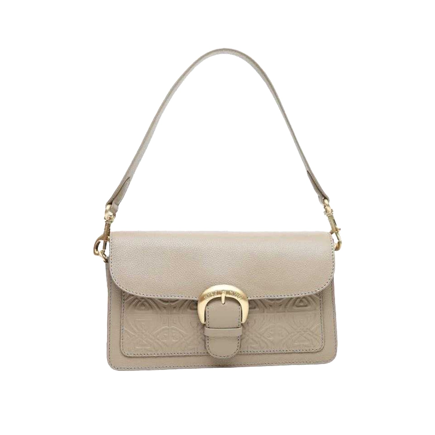 Dark Stone - Lifestyle - Biba Sienna Embossed Leather Crossbody Bag