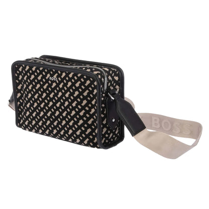 Black-Beige - Side - Boss Sandy Crossbody Bag