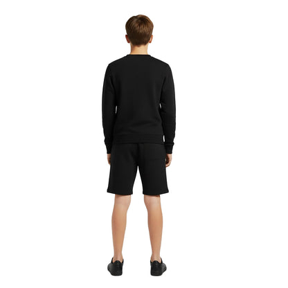 Jet Black - Lifestyle - Lyle & Scott Childrens-Kids Crew Neck Sweatshirt