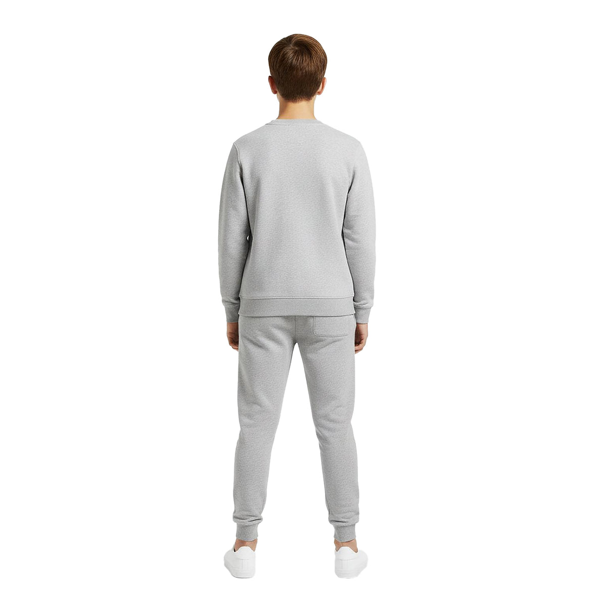 Grey Marl - Lifestyle - Lyle & Scott Childrens-Kids Crew Neck Sweatshirt