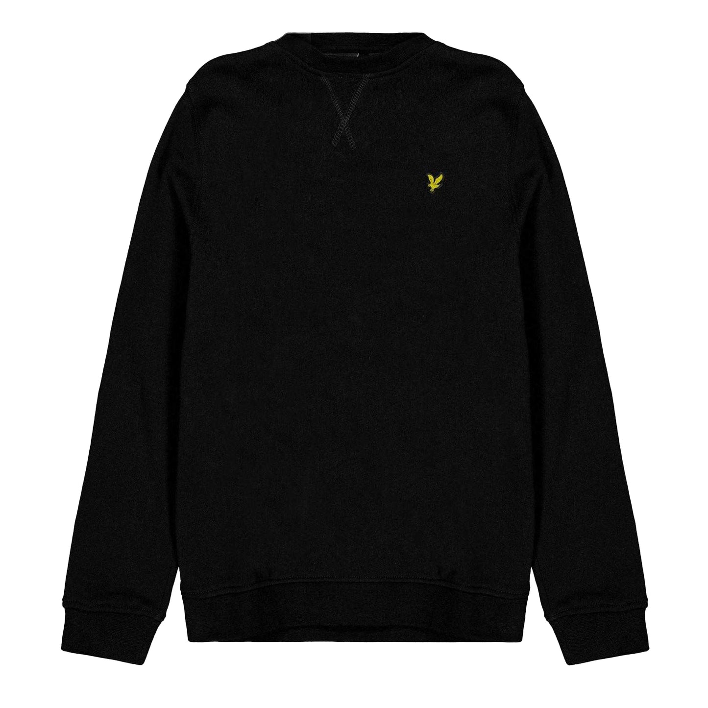 Jet Black - Front - Lyle & Scott Childrens-Kids Crew Neck Sweatshirt