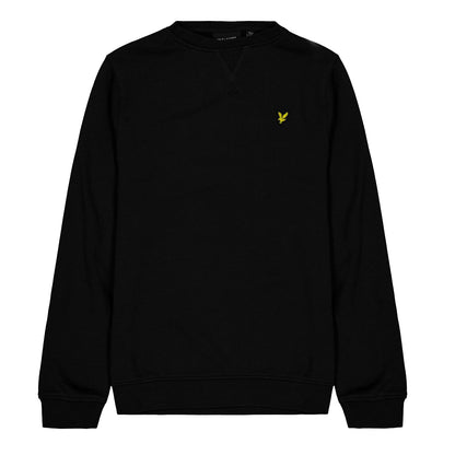 Dark Navy - Front - Lyle & Scott Childrens-Kids Crew Neck Sweatshirt