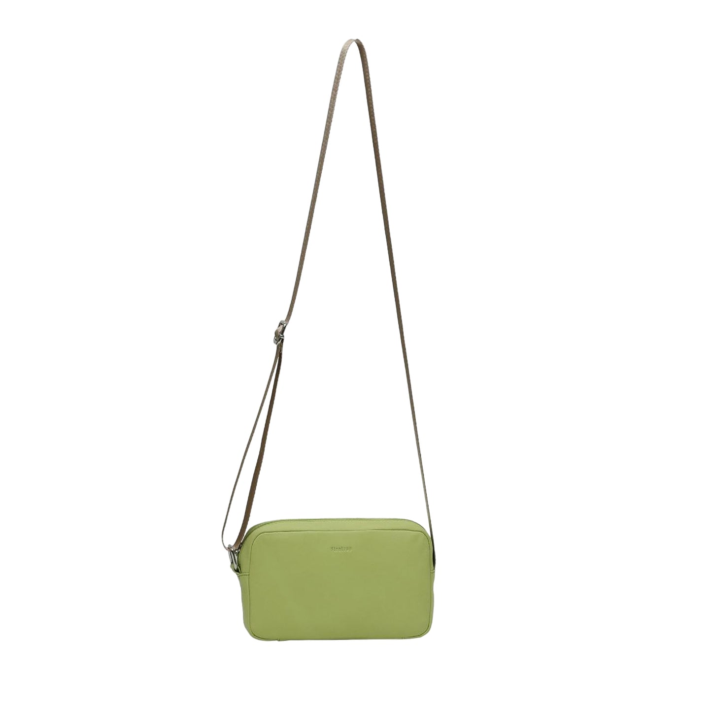 Very Yellow - Front - Firetrap Logo Leather Crossbody Bag