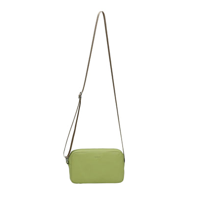 Very Yellow - Front - Firetrap Logo Leather Crossbody Bag
