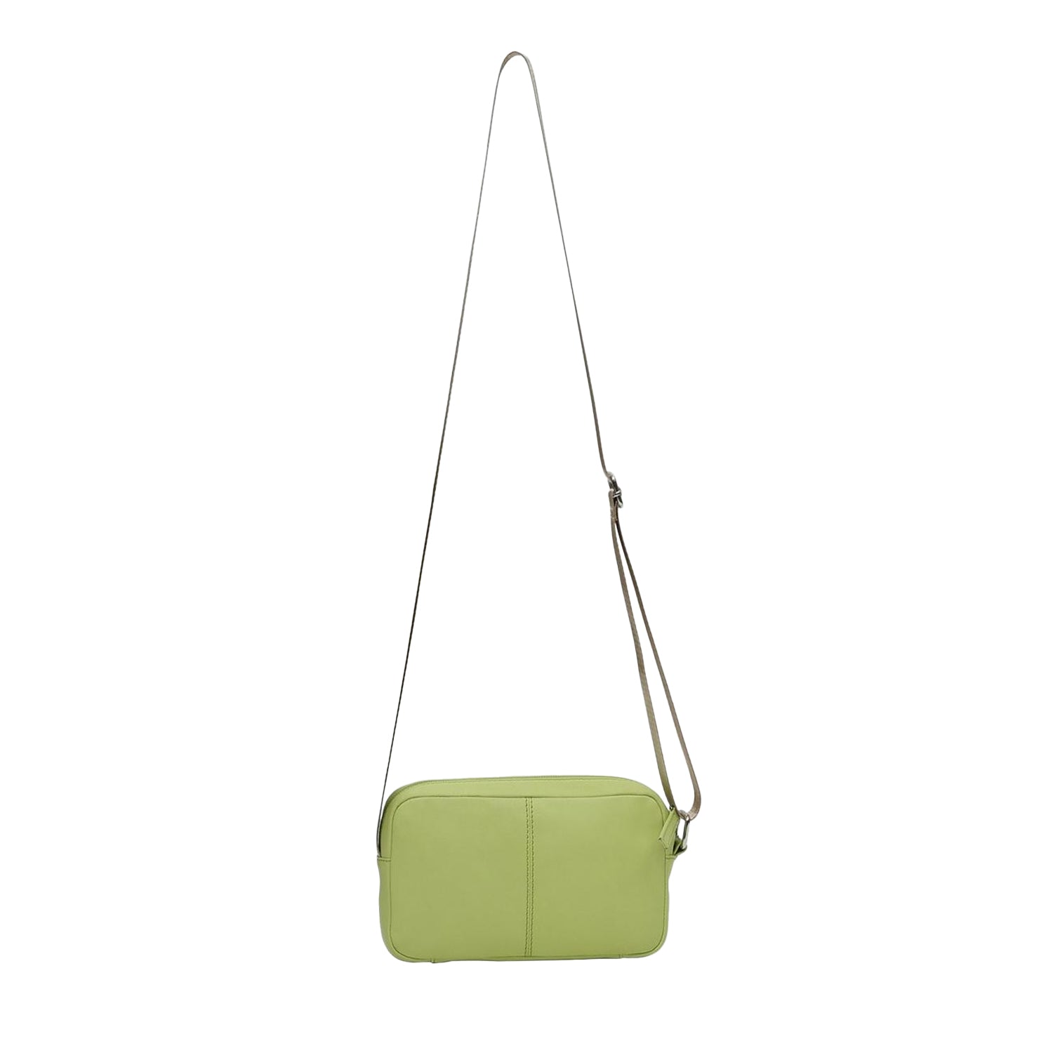 Very Yellow - Back - Firetrap Logo Leather Crossbody Bag