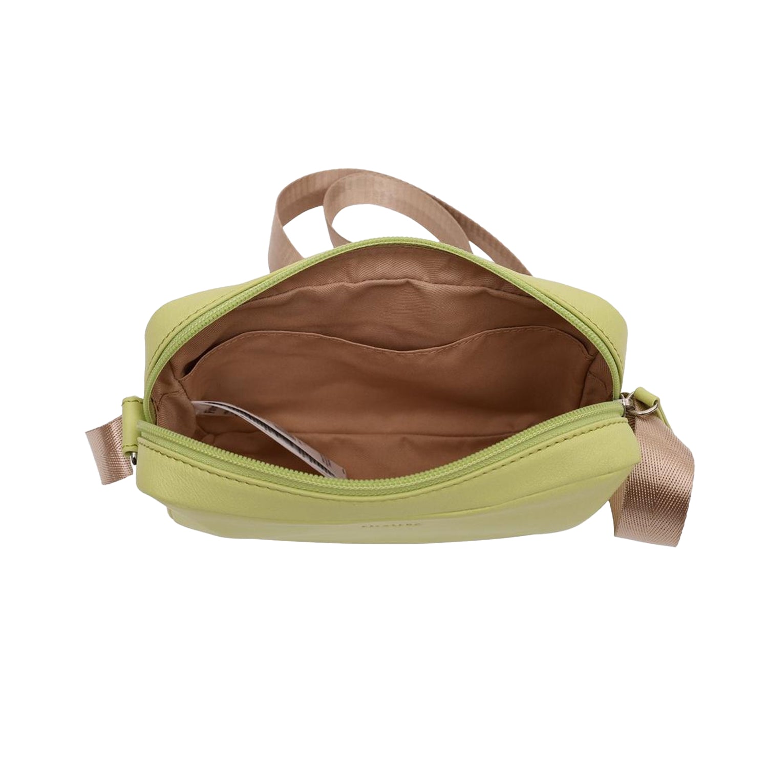 Very Yellow - Lifestyle - Firetrap Logo Leather Crossbody Bag
