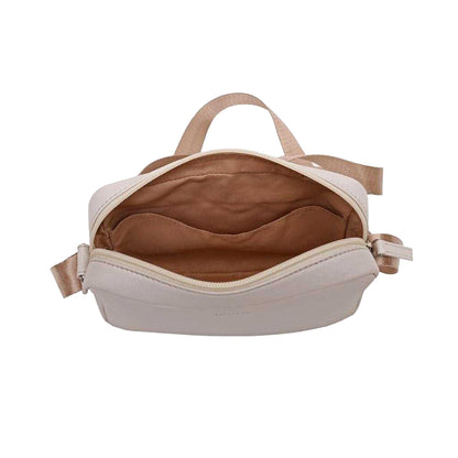 Chalk - Lifestyle - Firetrap Logo Leather Crossbody Bag