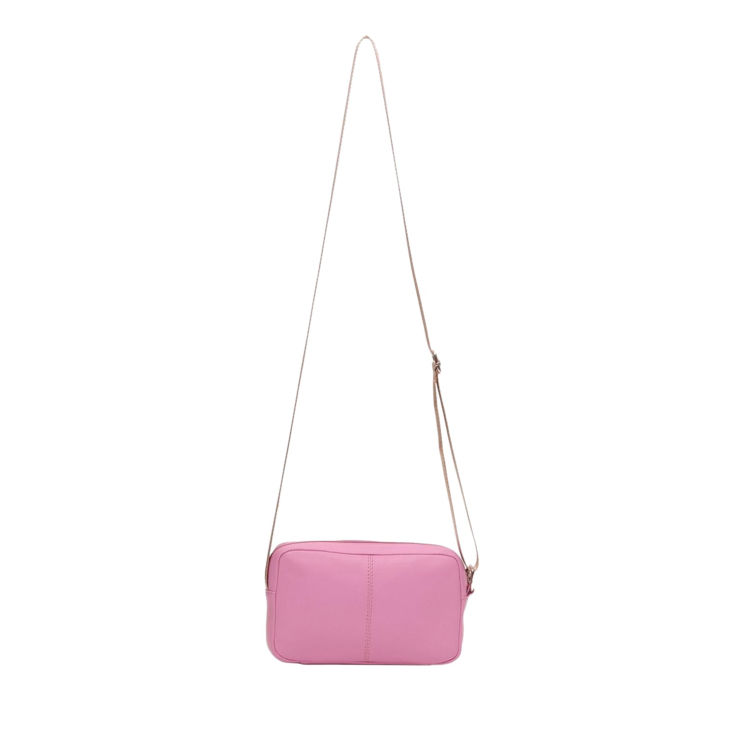 Light Pink - Back - Firetrap Logo Leather Crossbody Bag