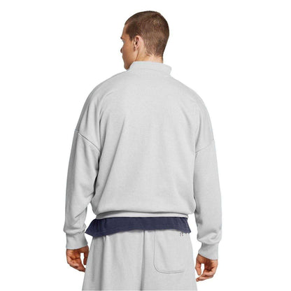Grey - Lifestyle - Under Armour Mens Icon Quarter Zip Relaxed Fit Sweatshirt