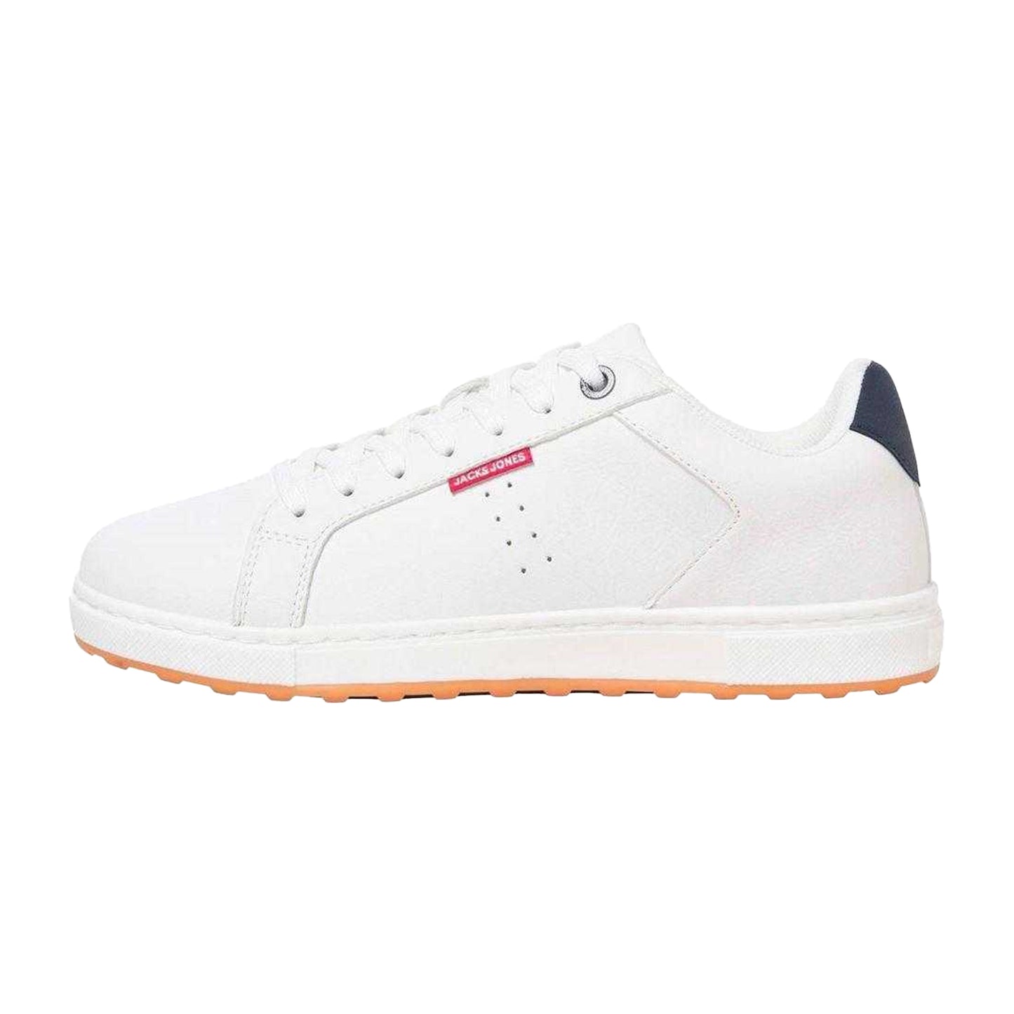 Bright White - Back - Jack And Jones Mens PU Trainers