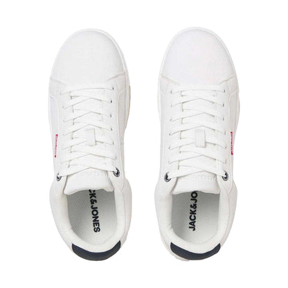Bright White - Side - Jack And Jones Mens PU Trainers