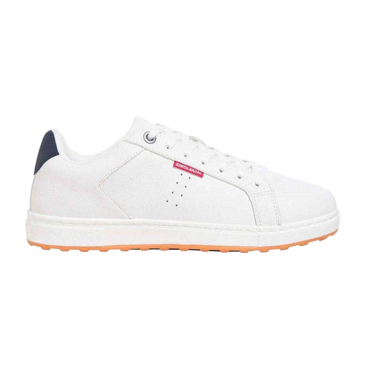 Bright White - Front - Jack And Jones Mens PU Trainers