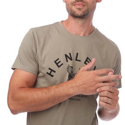 Black-White-Khaki - Lifestyle - Henleys Mens Hentree T-Shirt (Pack of 3)