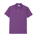 Purple - Front - Lacoste Mens L.12.12 Original Pique Classic Polo Shirt