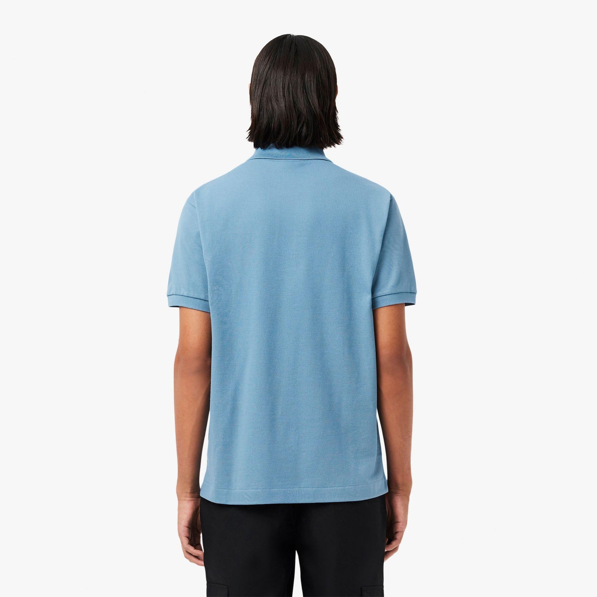 Dark Blue - Side - Lacoste Mens L.12.12 Original Pique Classic Polo Shirt
