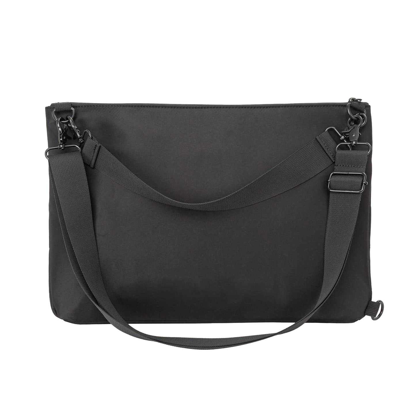 Black - Back - Firetrap Logo Padded Crossbody Bag