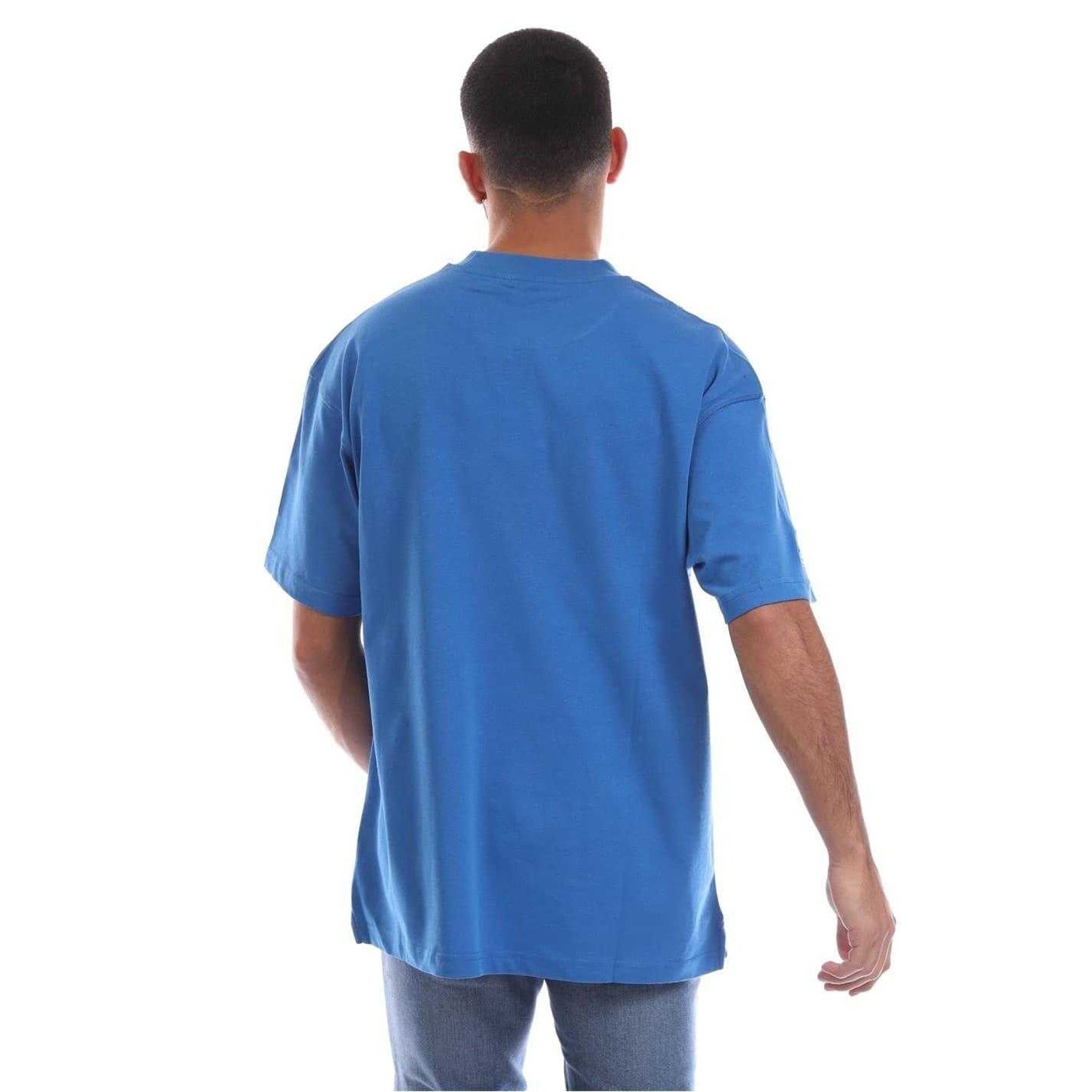 Blue - Back - Avirex Mens Mccarren Oversized T-Shirt