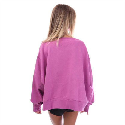 Lilac - Back - Adidas Womens-Ladies Essentials Sweatshirt