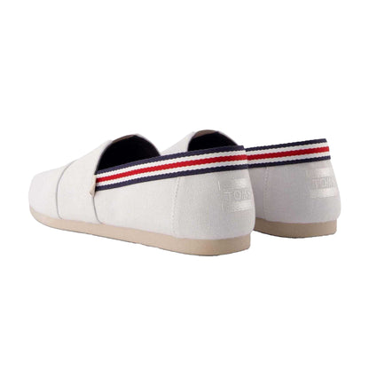 Light Grey - Back - Toms Mens Classic Canvas Summer Flat Shoes