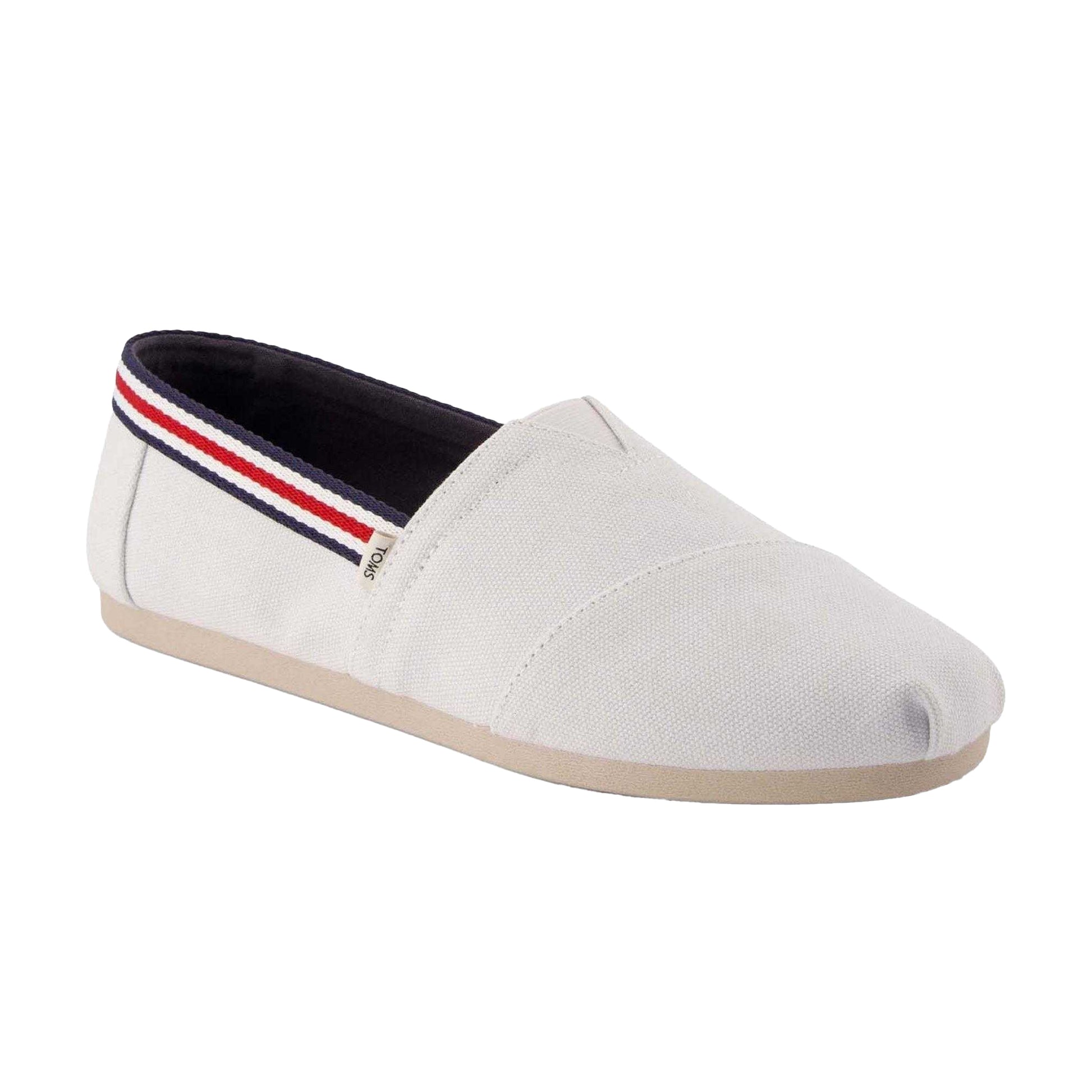 Light Grey - Lifestyle - Toms Mens Classic Canvas Summer Flat Shoes
