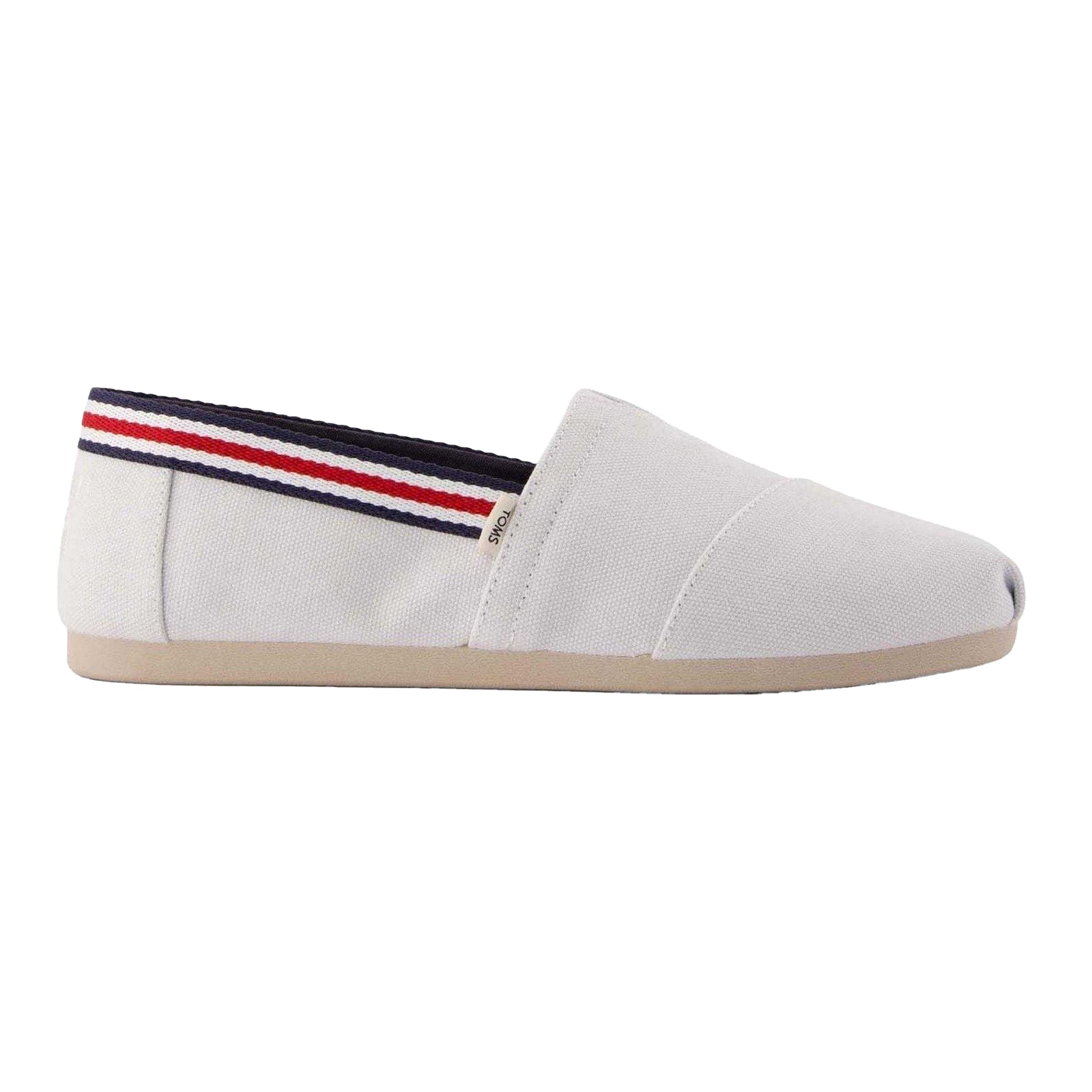 Light Grey - Front - Toms Mens Classic Canvas Summer Flat Shoes