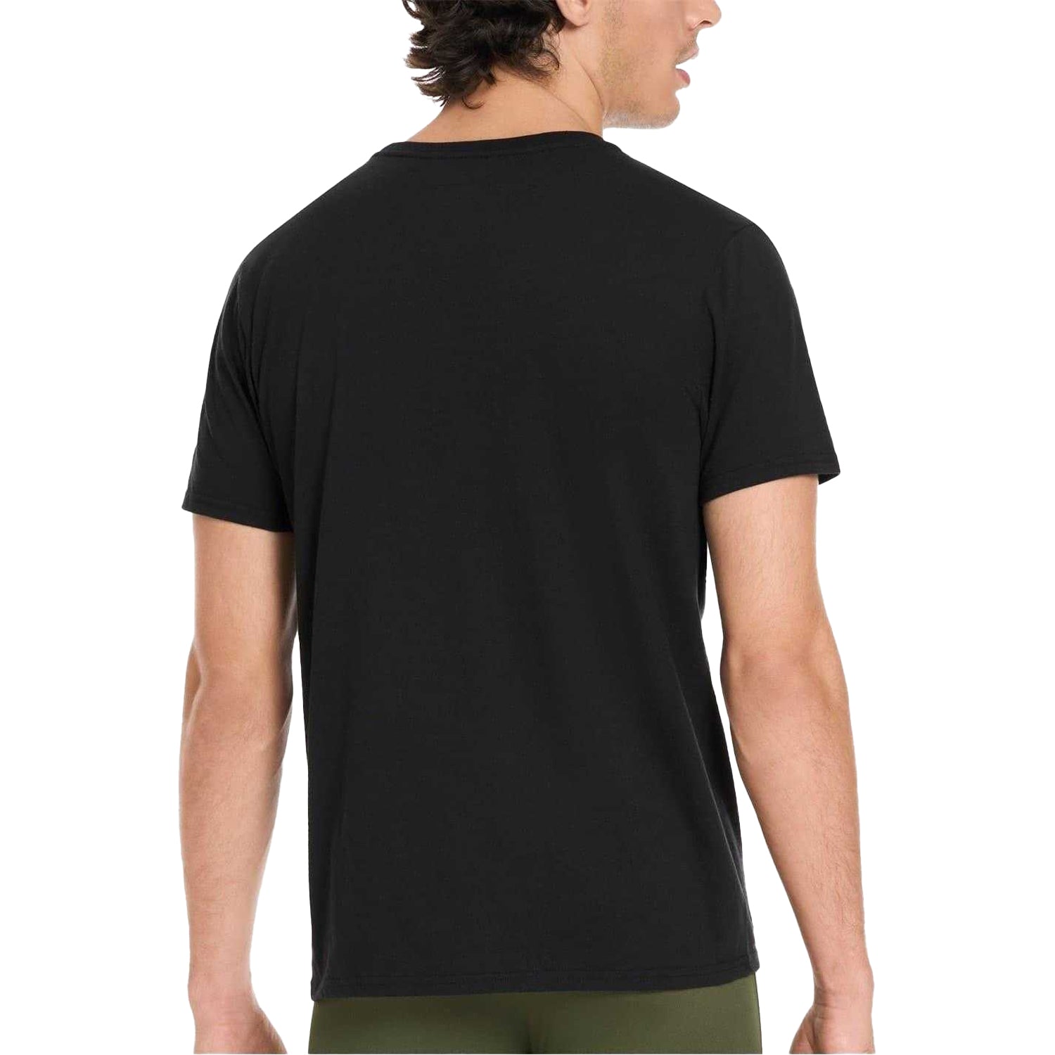 Black-Grey - Back - Hurley Mens Logo Regular T-Shirt (Pack of 2)