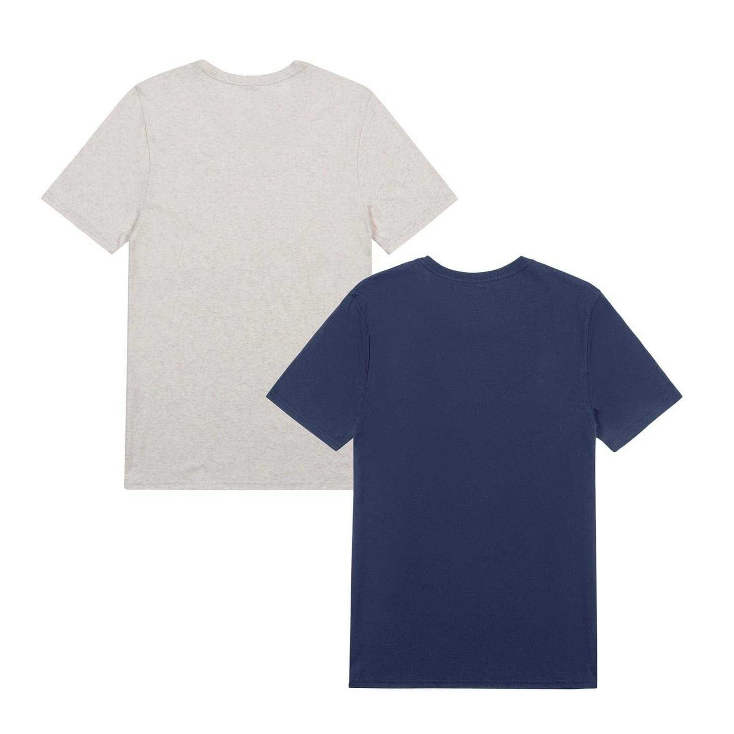 Blue-Tan - Back - Hurley Mens Logo Regular T-Shirt (Pack of 2)