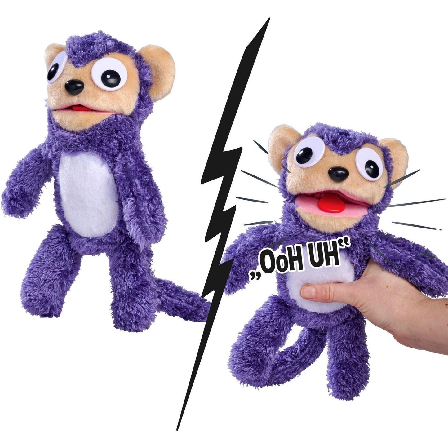 Purple - Lifestyle - Simba Toys ScreamerZ Monkey Plush Toy