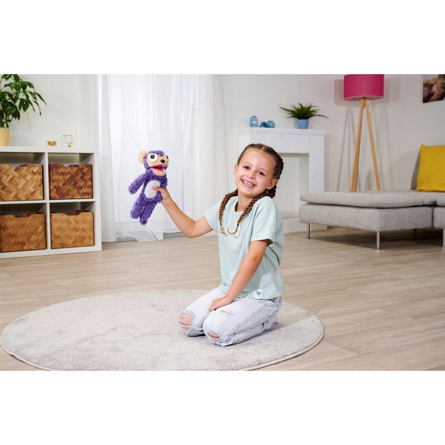Purple - Pack Shot - Simba Toys ScreamerZ Monkey Plush Toy