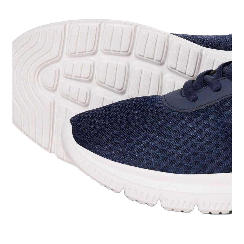 White - Side - Jack And Jones Mens Mesh Lace Up Trainers