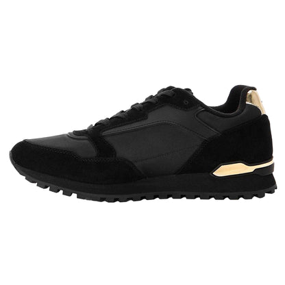Black - Back - Boss Mens Parkour Athletic Suede Trainers