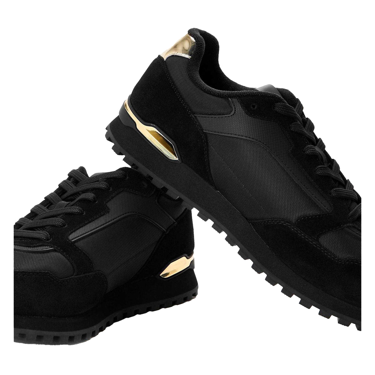 Black - Lifestyle - Boss Mens Parkour Athletic Suede Trainers