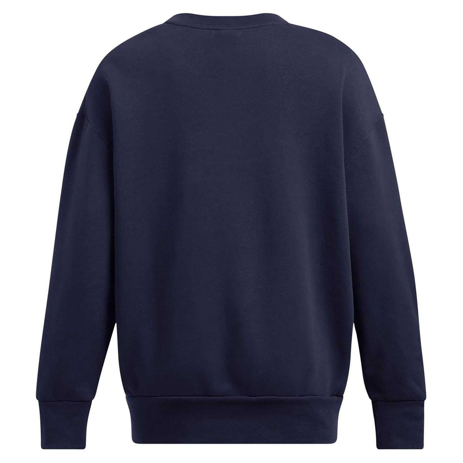 Blue - Back - Under Armour Womens-Ladies Essential Oversized Sweatshirt