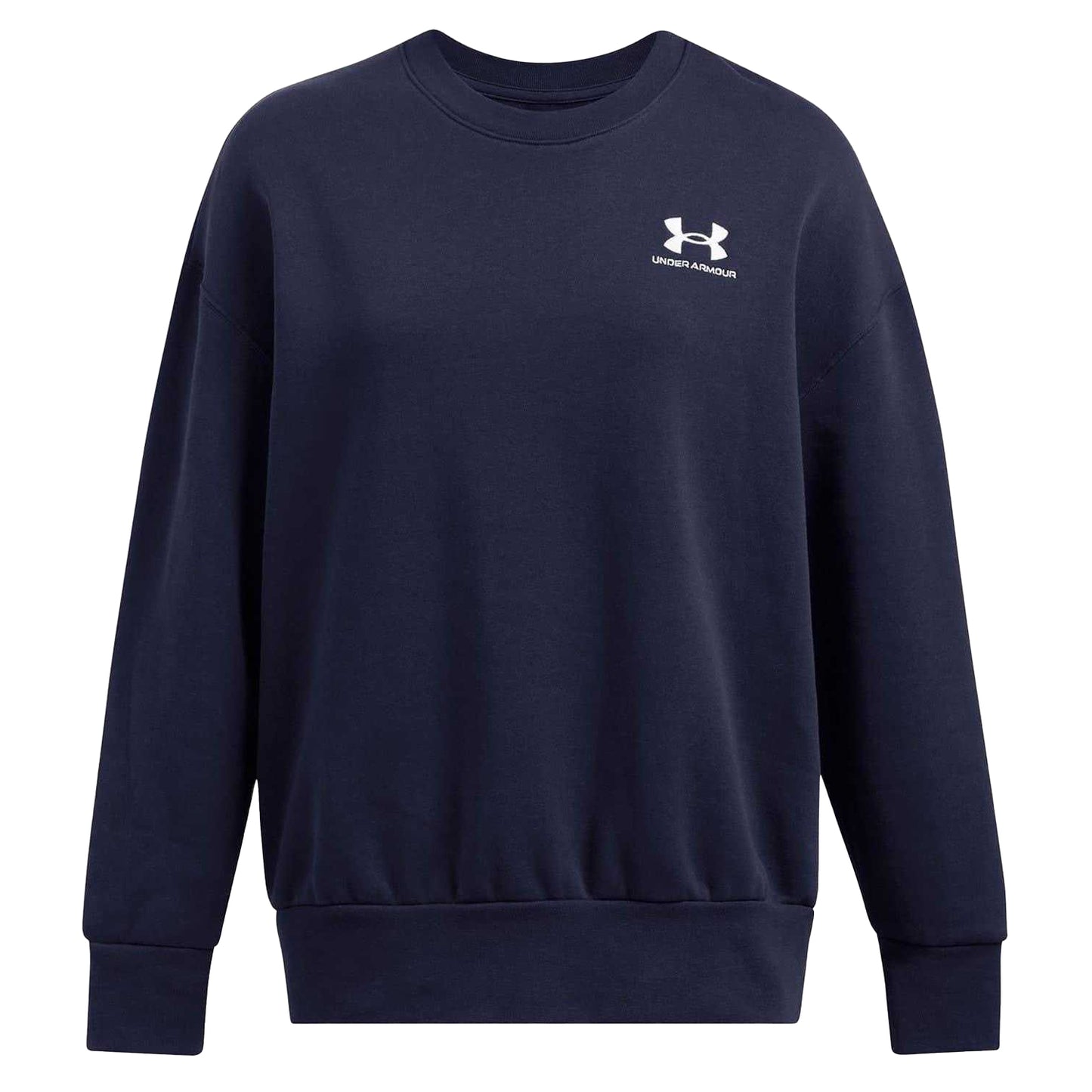 Red - Front - Under Armour Womens-Ladies Essential Oversized Sweatshirt