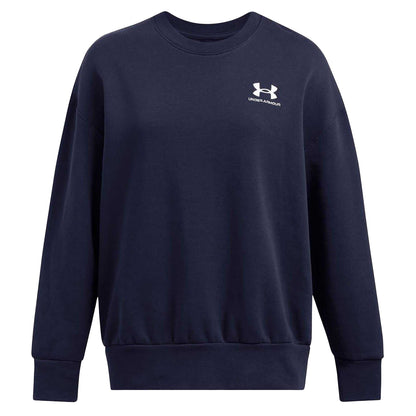 Red - Front - Under Armour Womens-Ladies Essential Oversized Sweatshirt