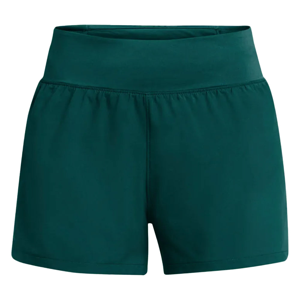 Blue - Front - Under Armour Womens-Ladies Run Stamina Shorts