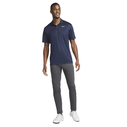 Navy-White - Lifestyle - Nike Mens Victory Dri-FIT Golf Polo Shirt