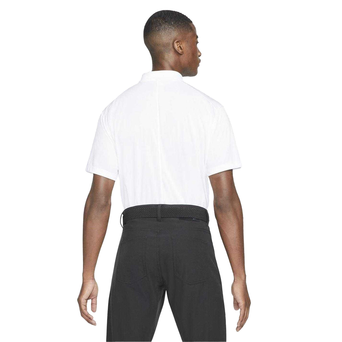 White-Black - Back - Nike Mens Victory Dri-FIT Golf Polo Shirt