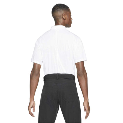 White-Black - Back - Nike Mens Victory Dri-FIT Golf Polo Shirt
