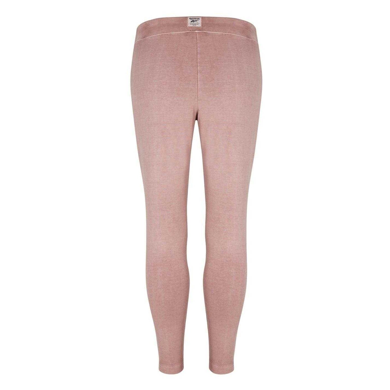Beige - Back - Reebok Womens-Ladies Classic Leggings