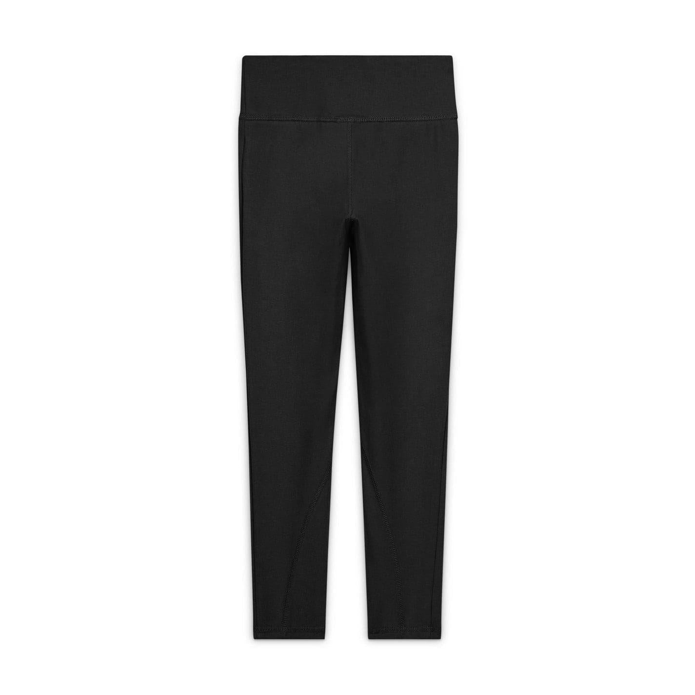 Black-White - Lifestyle - Nike Girls High Waist Leggings