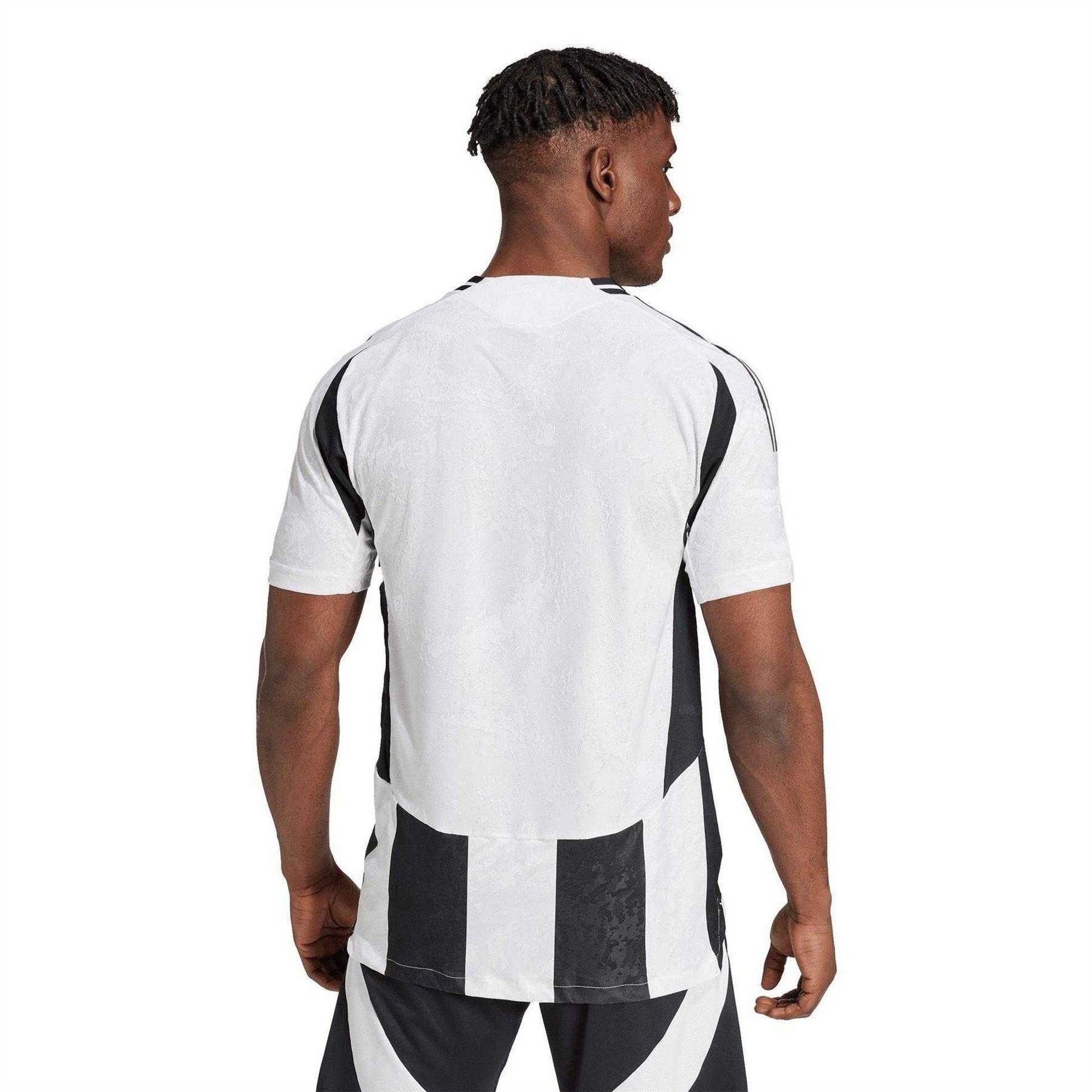 White - Lifestyle - Adidas Mens 24-25 Juventus FC Home Jersey