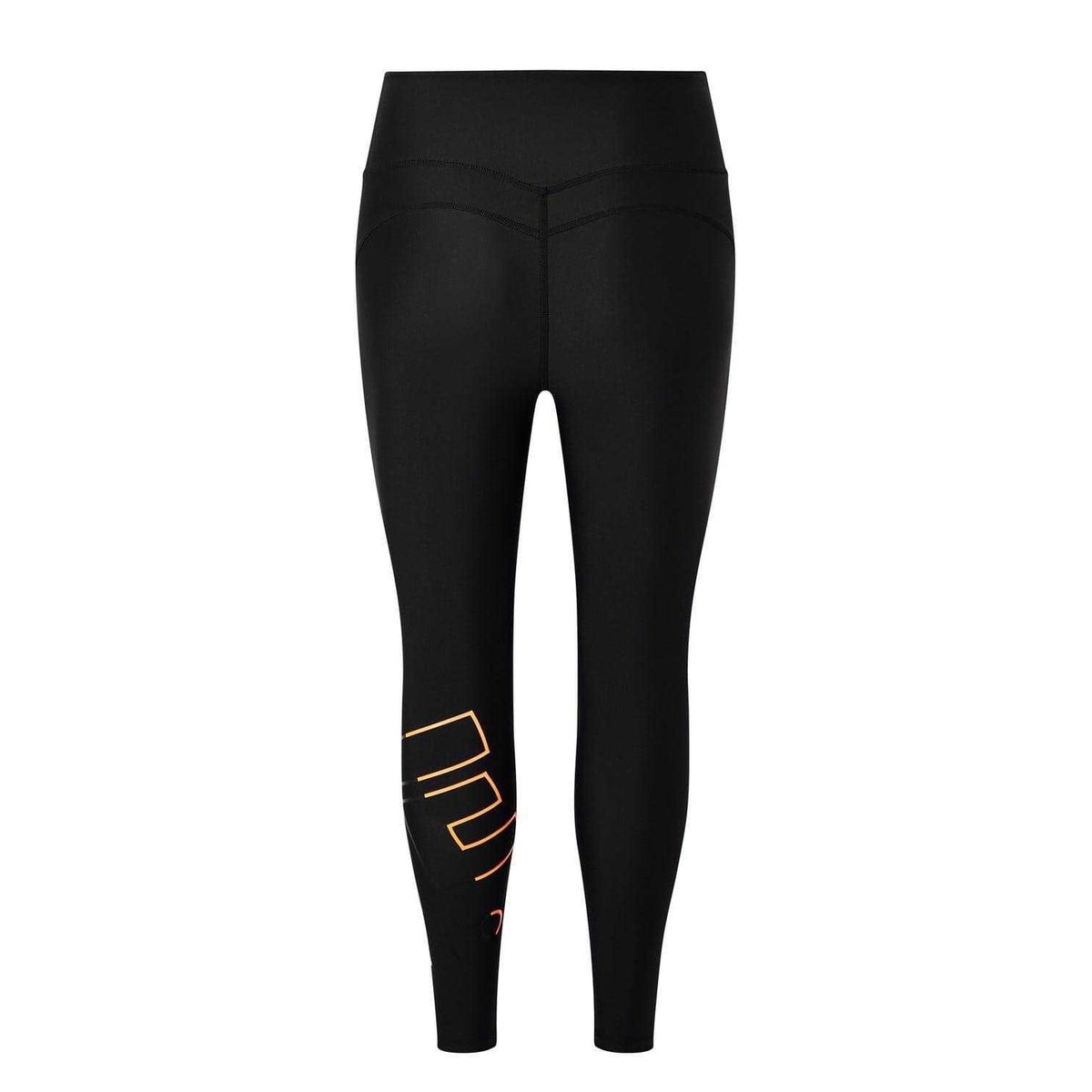 Black - Back - PE Nation Womens-Ladies Performance Leggings