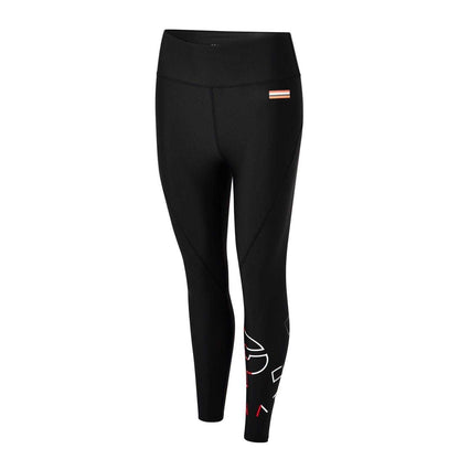 Black - Side - PE Nation Womens-Ladies Performance Leggings