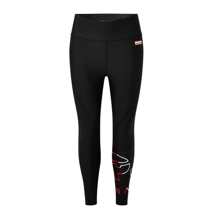 Black - Front - PE Nation Womens-Ladies Performance Leggings