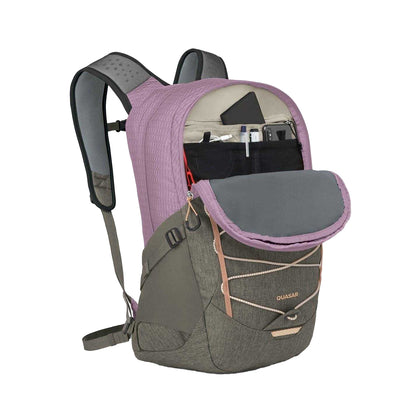 Grey - Side - Osprey Quasar 26L Backpack