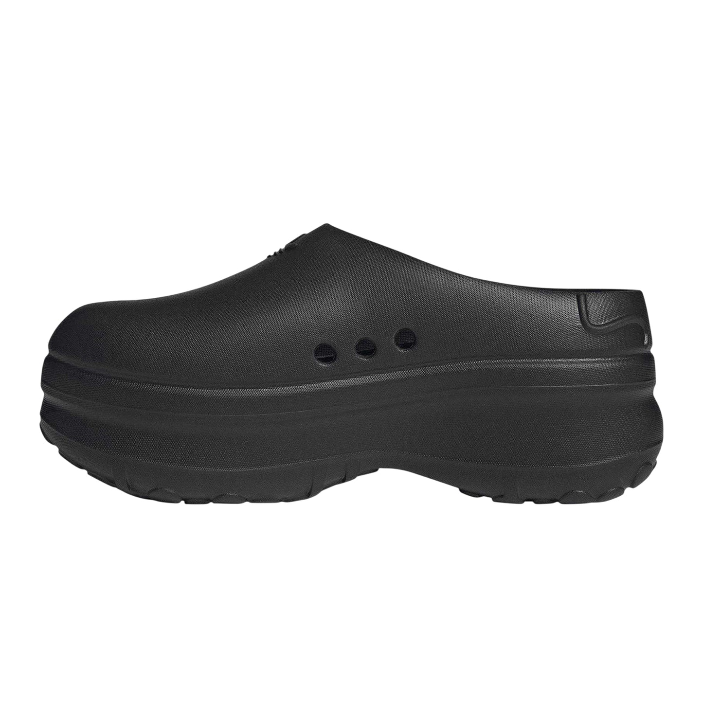 Core Black - Side - Adidas Womens-Ladies Stan Chunky Flat Mules