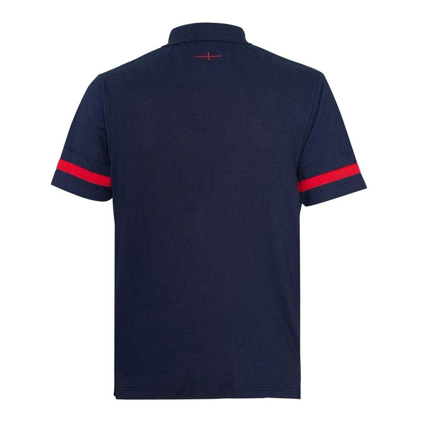 Navy - Back - England RFU Mens Polo Shirt